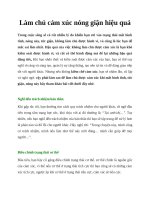 Làm chủ cảm xúc nóng giận hiệu quả