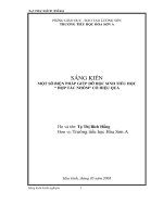 Sáng kiến một số biện pháp giúp đỡ học sinh tiểu học hợp tác nhóm có hiệu quả