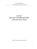 Giáo dục bản sắc văn hóa dân tộc cho sinh viên sư phạm