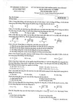 Bộ đề thi chính thức môn vật lí thi THPT QG 2017 cực hay ( có đáp án chi tiết )