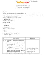 Giáo án Toán 2 chương 1 bài 1: Ôn tập các số đến 100 