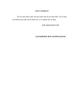 Luận văn Nâng cao năng lực thực thi công vụ đội ngũ công chức trên địa bàn tỉnh Viêng Chăn, nước Cộng hòa dân chủ nhân dân Lào