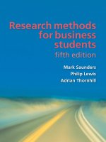 Research Method for Business Students 5th Saunders Lewis