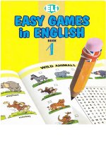 Easy games in english book 1