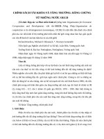 CHÍNH SÁCH TÀI KHÓA VÀ TĂNG TRƯỞNG: BẰNG CHỨNG TỪ NHỮNG NƯỚC OECD