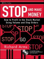 Stop and make money; how to profit in the stock market using volume and stop orders 