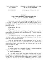 HỒ SƠ TỔ CHỨC LỄ KỶ NIỆM 71 NĂM NGÀY TRUYỀN THỐNG VĂN PHÒNG UBND TỈNH HẢI DƯƠNG