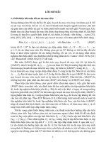 Luận án tiến sĩ phương pháp giải một số lớp bài toán tối ưu đa mục tiêu và ứng dụng (tt) 