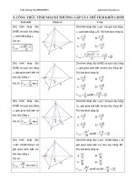 Công thức và lý thuyết ( siêu vip  siêu đầy đủ )
