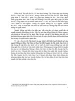 Cây lanh và quy trình chế biến lanh thành sợi của người mông ở thôn cát cát, xã san xả hồ huyện sa pa, tỉnh lào cai