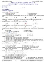 DE CUONG ON TAP HK2 LOP 7a1 (2016   2017)