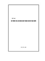 Đề tài hệ thống tòa án nhân dân trong bộ máy nhà nước, luận văn tốt nghiệp đại học, thạc sĩ, đồ án,tiểu luận tốt nghiệp 