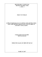 Lưỡng ổn định quang của buồng cộng hưởng vòng chứa môi trường trong suốt cảm ứng điện từ năm mức năng lượng (tt) 