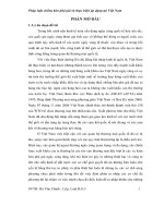 Đề tài pháp luật chống bán phá giá và thực tiễn áp dụng tại việt nam   luận văn, đồ án, đề tài tốt nghiệp 