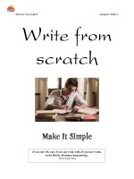 Simple writing Tài liệu Tiếng Anh giành cho học sinh THCS, THPT và sinh viên bậc Đại Học
