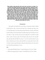 Đáp án bài tập tình huống ông nguyễn văn h bắt đầu làm việc tại công ty a từ ngày 06102009 với hđlđ xác định thời hạn 2 năm với công việc là kỹ thuật viên vô tuyến điện, mức lương cơ bản là 15 triệu đồng tháng và sau đó hai bên gia hạn 