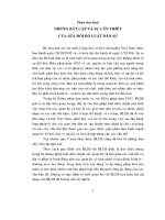 Đề tài những bất cập và hướng sửa đổi, bổ sung bộ luật dân sự hiện nay, luận văn tốt nghiệp đại học, thạc sĩ, đồ án,tiểu luận tốt nghiệp 