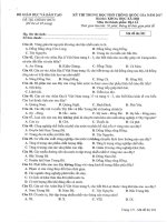 Bộ đề thi chính thức THPT QG môn địa lí môn 2017 ( có đáp án chi tiết )
