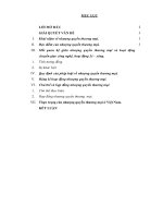 Đề tài một số quy định của pháp luật về nhượng quyền thương mại   bài học kỳ luật thương mại modul 2, luận văn tốt nghiệp đại học, thạc sĩ, đồ án,tiểu luận tốt nghiệp 