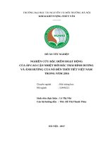 NGHIÊN CỨU ĐẶC ĐIỂM HOẠT ĐỘNG  CỦA ÁP CAO CẬN NHIỆT ĐỚI BẮC THÁI BÌNH DƯƠNG  VÀ ẢNH HƯỞNG CỦA NÓ ĐẾN THỜI TIẾT VIỆT NAM  TRONG NĂM 2016