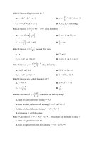 Bài tập theo chủ đề   hàm số   30 câu tính đồng biến, nghịch biến của hàm số   đề 1   có đáp án   file word mathtype 