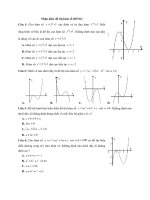 Bài tập theo chủ đề   hàm số   32 câu nhận diện đồ thị hàm số (đề 02)   có lời giải 