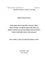 TÌNH HÌNH THẤT BẠI ĐIỀU TRỊ ARV THEO  PHÁC ĐỒ BẬC I Ở BỆNH NHÂN HIVAIDS TẠI PHÒNG KHÁM NGOẠI TRÚ BỆNH VIỆN ĐA KHOA THÀNH PHỐ BIÊN HÒA NĂM 20162017