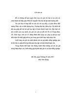 Luận văn Đánh giá tác động của tổ hợp công trình lên trường thủy động lực vùng cửa sông ven biển Cửa Tùng  Quảng Trị