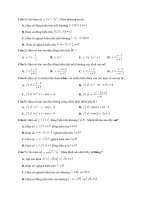 Bài tập theo chủ đề   hàm số   35 câu tính đồng biến, nghịch biến của hàm số   đề 2   có đáp án   file word mathtype 