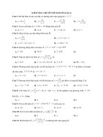 Bài tập theo chủ đề   hàm số   27 câu kiểm tra chuyên đề hàm số (lần 02) 