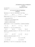 Bài tập theo chủ đề   hàm số   78 câu hỏi trắc nghiệm cực trị hàm số môn toán   có đáp án   file word 