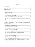 Thực trạng và giải pháp đối với công tác kiểm soát thủ tục hành chính tại ủy ban nhân dân huyện quỳnh phụ, tỉnh thái bình 