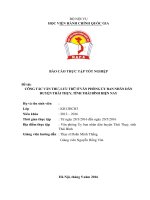 Công tác văn thư, lưu trữ ở văn phòng ủy  ban nhân dân huyện thái thụy, tỉnh thái bình hiện nay 