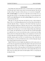 Phân tích thực trạng và đè xuất một số giải pháp hoàn thiện hệ thống quản lý an toàn vệ sinh lao động tại công ty TNHH điện stanley việt nam 