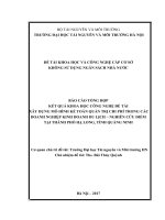 XÂY DỰNG MÔ HÌNH KẾ TOÁN QUẢN TRỊ CHI PHÍ TRONG CÁC DOANH NGHIỆP KINH DOANH DU LỊCH – NGHIÊN CỨU ĐIỂM TẠI THÀNH PHỐ HẠ LONG, TỈNH QUẢNG NINH