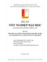 Xây dựng và cài đặt website thương mại điện tử bán các sản phẩm từ các website lớn của Trung Quốc