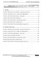 TỔNG ôn bài TOÁN THỰC TIỄN 2017 LUYỆN THI THPT