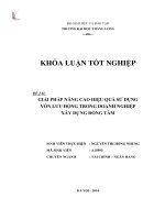 Giải pháp nâng cao hiệu quả sử dụng vốn lưu động trong doanh nghiệp xây dựng tư nhân đồng tâm (Khóa luận tốt nghiệp)