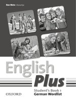 Oxford - English Plus 1 Wordlist