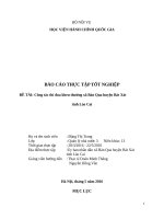 Công tác thi đua khen thưởng xã bản qua huyện bát xát tỉnh lào cai 