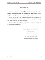 Phân tích hiệu quả dự án đầu tư xây dựng dự án trung tâm thương mại và dịch vụ dầu khí đà nẵng 