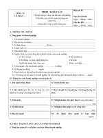 Phiếu khảo sát thực trạng và nhu cầu đào tạo, bồi dường kiến thức của các doanh nghiệp vừa và nhỏ