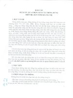 Lựa chọ loài cây trồng rừng cho địa bàn tỉnh Quảng Trị (P1)