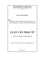 Phân tích và đề xuất một số biện pháp nâng cao hiệu quả sản xuất kinh doanh ở công ty cổ phần honlei việt nam 