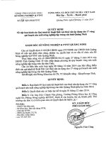 Quy trình kỹ thuật lĩnh vực thủy sản cho vùng tập trung