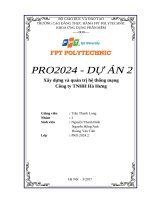 Xây dựng và quản trị hệ thống mạng Công ty TNHH Hà Hưng