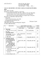 GIÁO ÁN TRUYỀN ĐỘNG ĐIỆN 8h