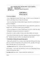 QUY TRÌNH bảo TRÌ ĐƯỜNG GIAO THÔNG