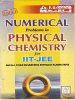 Numerical Problems in Physical Chemistry for IITJEE