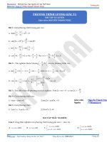 Chương I : Lượng giác